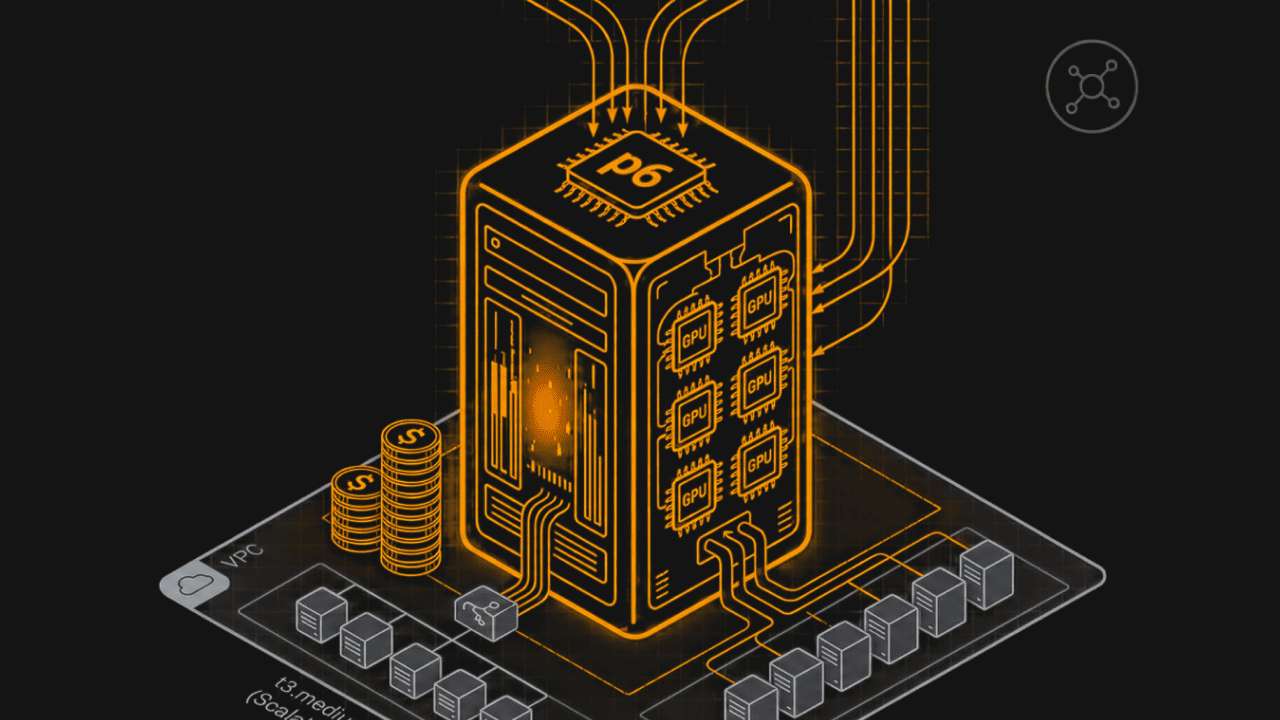 Abstract representation of global cloud infrastructure and AWS pricing